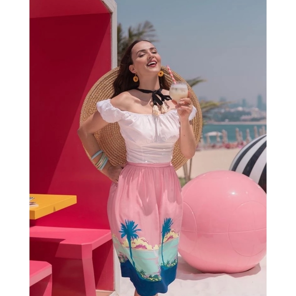 Pin Up Couture Peasant Top